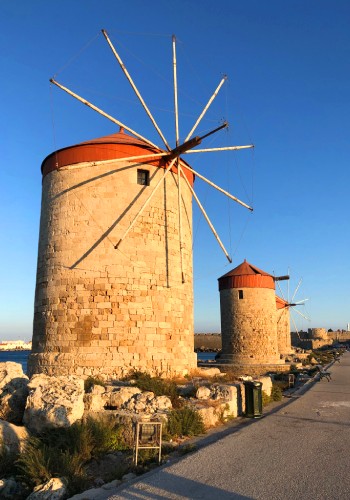 Windmühlen im Rhodos Urlaub entdecken